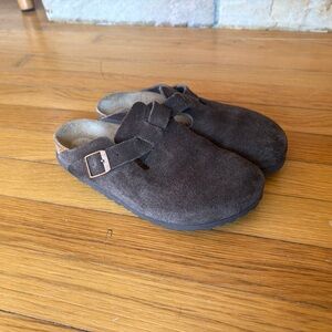 Boston Soft Footbed Suede Leather Birkenstock